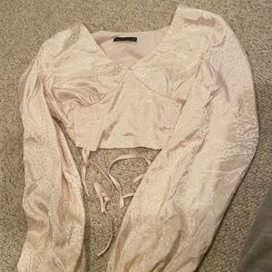 Satin dress shirt for going out